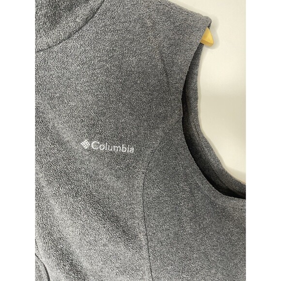 COLUMBIA Men's Steens Mountain Fleece Vest Charcoal Gray Size XL - Picture 4 of 8
